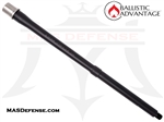 16" .223 WYLDE AR-15 BALLISTIC ADVANTAGE TACTICAL GOVT STAINLESS NITRIDE MID-LENGTH BARREL - PREMIUM BLACK - BABL223016PQ