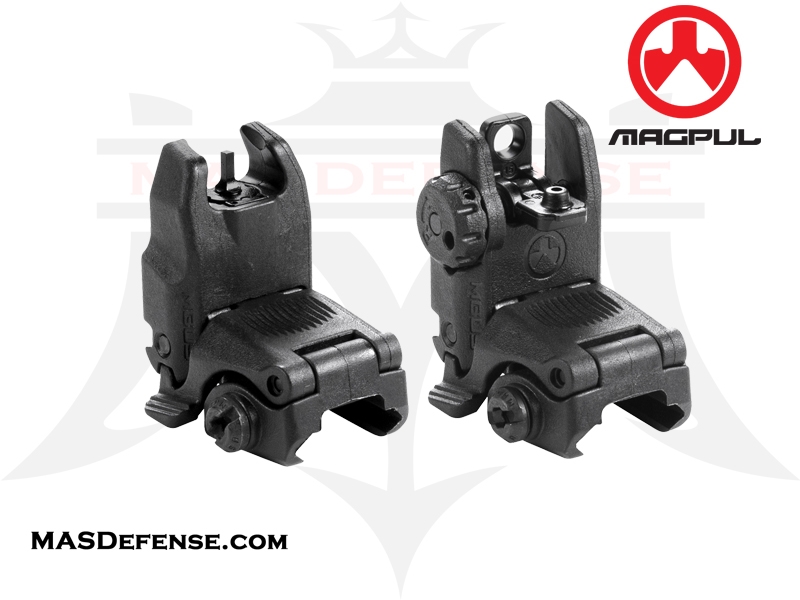 Magpul MBUS Gen 2 Sight Set Front & Rear Sights MAG247 & MAG248 Flip Up BUIS NEW 