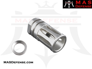 A2 FLASH HIDER STAINLESS STEEL - 1/2x28 TPI
