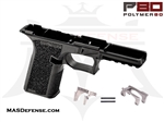 POLYMER80 80% LARGE LOWER RECEIVER GLOCK 20/21 SF FITMENT P80-PF45-BLK - BLACK P80-BK45-BLK