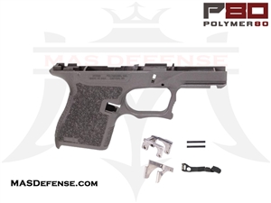 POLYMER80 80% POLYMER SINGLE STACK LOWER RECEIVER COBALT - GLOCK 43 FITMENT - P80-PF9SS-COB